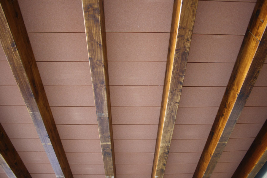 SOLAIO CON LEGNO E TAVELLE